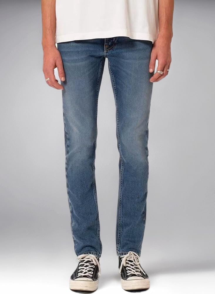 Amazon | NUDIE JEANS ヌーディー ジーンズ LEAN DEAN Dark